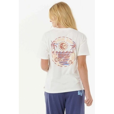 RIP CURL tričko Summer Relaxed Tee Bone 3021