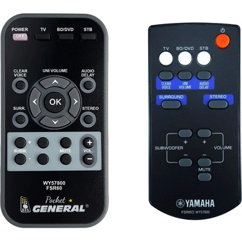GENERAL Yamaha wy57800, fsr60 - дистанционно управление дубликат (wy57800, fsr60)