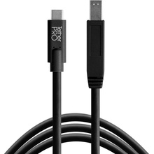 Tether Tools CUC3415-BLK USB-C na 3.0 USB-B, 4,6m, černý