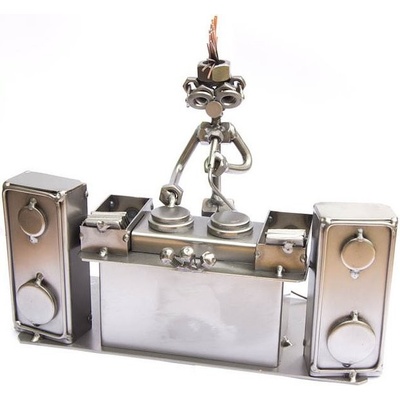 Kovová figurka DJ 19 cm