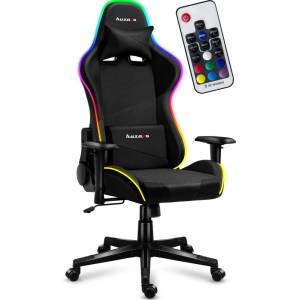 Huzaro Геймърски стол Huzaro Force 6.2 RGB MESH, до 130kg, мрежа, стоманена основа, RGB LED подсветка, черен (FORCE 6.2 RGB MESH)