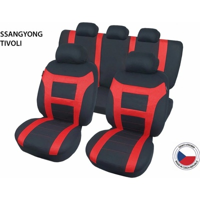 Autopoťah Cappa Perfetto EL SsangYong Tivoli červená