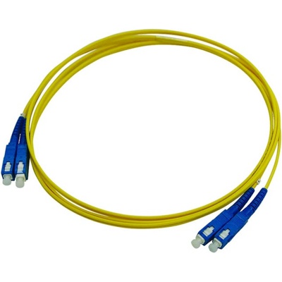 FibreFab/ AFL Hyperscale Оптична пач корда SC-SC, дуплекс, сингъл мод OS2, ZIP 3.0 мм, Enhanced, 0.50 метра (P9AT2L9EDD-0000-M0.5)