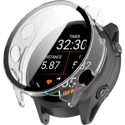 Techsuit Калъф с протектор за екран Techsuit Defense360 Pro - Garmin Forerunner 70 / Forerunner 170 - Прозрачен
