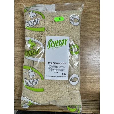 Sensas TTX Mais Fin 1 kg pomletá kukuřičná placka jemná – Zboží Dáma