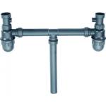 Inter Ceramic Сифон за кухненска мивка 93 icd Т 002 / 003 В (Т 002 / 003 В) Мивка за вграждане