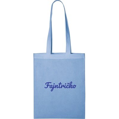 Fajntričko Textilná taška Fajntričko Malá modrá 37 x 28 cm