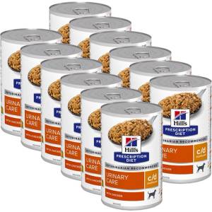 Hill's Hill s Prescription Diet c/d Multicare Грижа за пикочната система за кучета 12 x 370 г