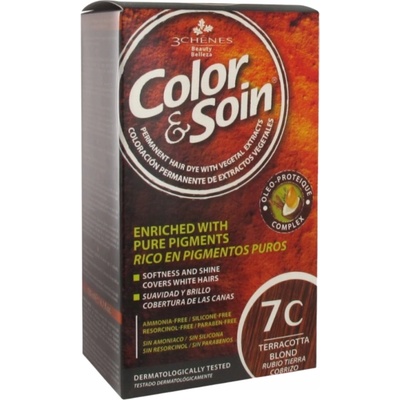 Color&Soin Barvy na vlasy blond 7C - měděná tmavá blond