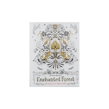 Enchanted Forest: 12 Colour-in Notecards - Col- Johanna Basford