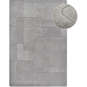 Villeroy & Boch Сив ръчно изработен вълнен килим 120x170 cm Charlotte - Villeroy&Boch (106169-120x170)