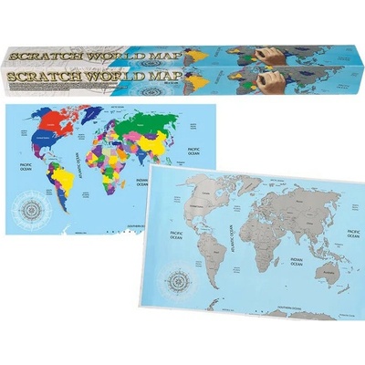 29-2900 Stieracia mapa sveta 88 x 52 cm