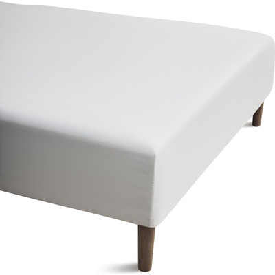 Juna Чаршаф с ластик Percale 160 x 200 x 30 см бял (618211)