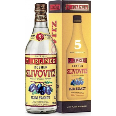 Jelínek Slivovice Kosher 5 Y.O. 50% 0,7 l (box)