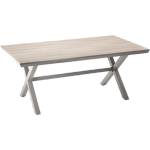 Chomik Алуминиева градинска маса с плот от поливуд - бежова 180x100x75см 62091 (RIT9477)