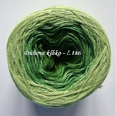 Duhové klubíčko 186 3nitka 750 m