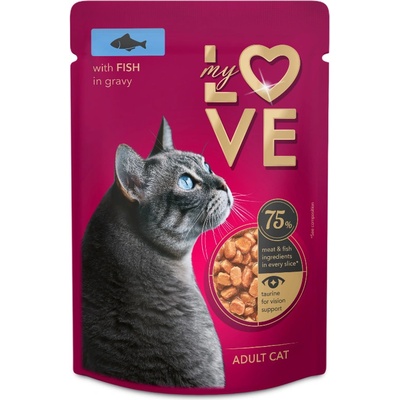 MyLove Cat with Fish in gravy 85 g
