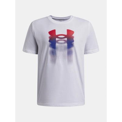 Under Armour UA B Logo Blur SS biela