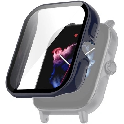 VSETKONAMOBIL Plastový obal s ochranným sklom pre Xiaomi Amazfit GTS 3 modrý 37130