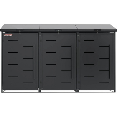 Scorpion elektro s.r.o Přístřešek na 3 popelnice D11GG3Z antracit