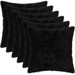 vidaXL Калъфка за възглавница 6 бр. HEERLEN Черно 40 x 40 cm (908768)