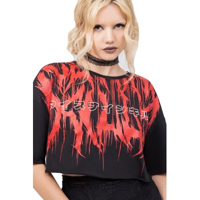 KILLSTAR Дамска тениска (топ) KILLSTAR x ICE NINE KILLS - INK Logo - Black - KSRA013075