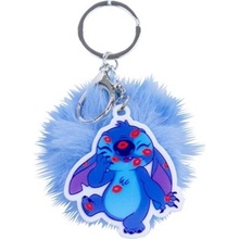 Přívěsek na klíče Lilo a Stitch Disney Stitch pompom světle modrý