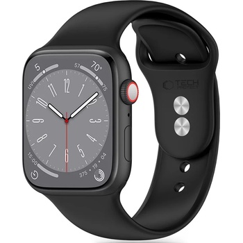 Tech-Protect silicone apple watch 4 / 5 / 6 / 7 / 8 / 9 / se (38 / 40 / 41 mm) black (5906302310104)