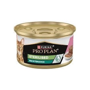 Purina Pro Plan Cat Sterilised - консерва за кастрирани котки с риба тон и сьомга 85gr