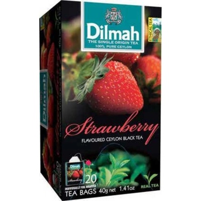 Dilmah Černý čaj Jahoda 20 x 2 g