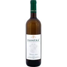 Pavelka a Syn Pinot Gris Suché Výber z Hrozna 13% 0,725 l (čistá fľaša)
