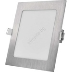 EMOS LED вградено осветително тяло NEXXO LED/12, 5W/230V 3000/3500/4000K сребристо 17x17 cm (EMS1460)