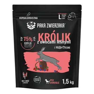 Paka Zwierzaka Králík s lesními plody L 1,5 kg
