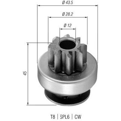 Pastorok, štartér MAGNETI MARELLI 940113020362