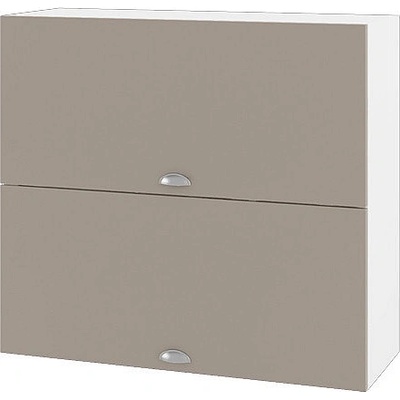 ИРИМ Горен кухненски шкаф Сити БФ-Капучино мат-11-12 80 см