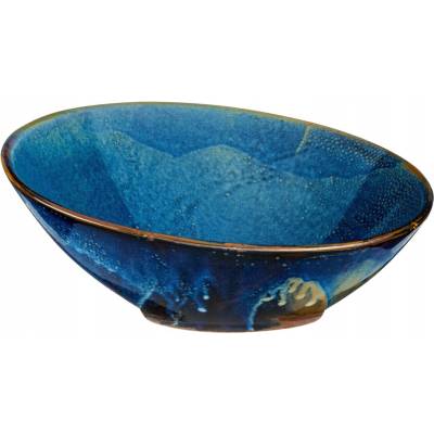 Verlo Salátová Mísa Deep Blue V-82001-1 porcelánová modrá 30,5 cm