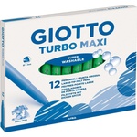 GIOTTO Turbo Maxi Комплект маркери 5 mm Grass Green 12 бр (<![CDATA[F456018]]>)