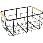Horecano HOME-Метална касетка ЧЕРЕН МАТ Small 28.6x20.9xh14.6cm (WK830830-S) (0185208)