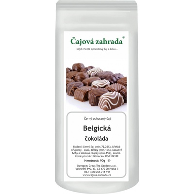 Čajová zahrada Belgická čokoláda černý ochucený čaj 1 kg
