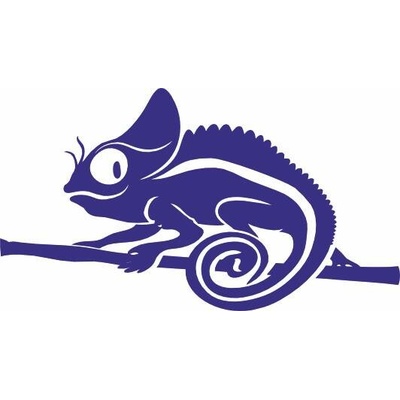 ON-DESIGN Potisk CHAMELEON Barva: královská modrá, Velikost motivu: A4