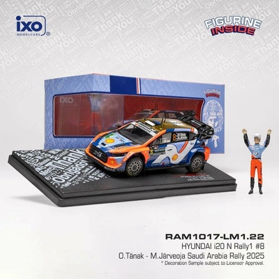 Hyundai i20 N Rally1 Rally de Portugal 2025 8 Tänak Järveoja IXO 1:43