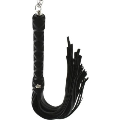 Guilty China Кожен камшик за пляскане и ролеви игри "bicci glam black" 50 см