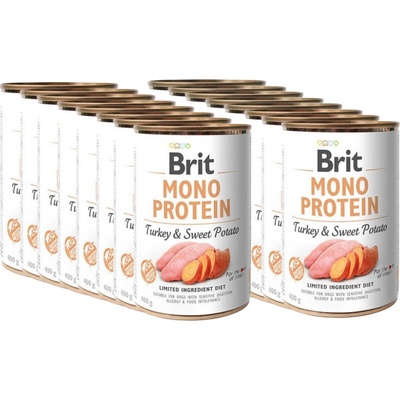 Brit Adult Mono Protein Turkey & Sweet Potato 18 x 400 g