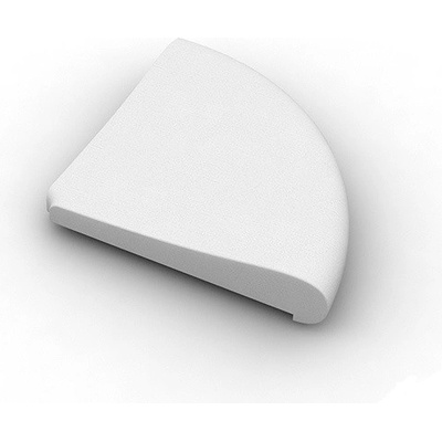 Pavax Bazénový lem Rádius R30cm opačný, umělý pískovec bílý