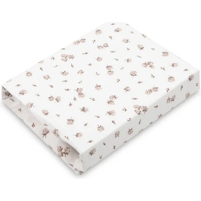Чаршаф с ластик Rose Beige памучен 60X120 Sensillo
