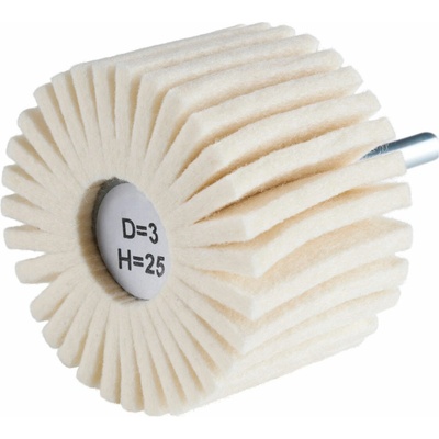 Rhodius 305383 | Leštiaci filcový vejár 60x40x6 mm, tvrdosť D3/H25, FLP