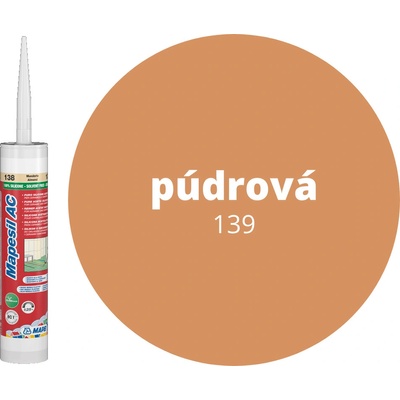 Mapesil AC 139 Sanitárny silikón 310 g práškovo ružová