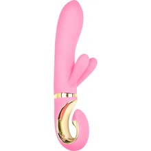 G-Vibe GRabbit nabíjateľný 3-motorový G-bod ružový