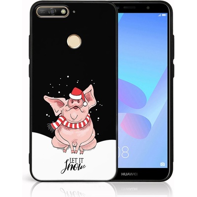 PROTEMIO MY ART Kryt s vánočním designem Huawei Y6 Prime 2018 LET IT SNOW (075) 70712