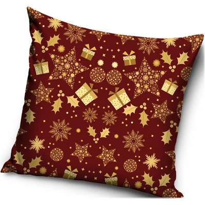 Carbotex Vankúš s motívom Vianočná nálada 40x40